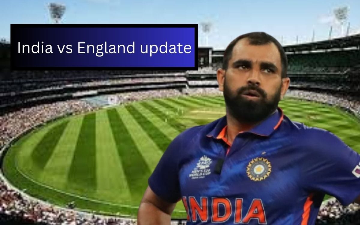 India vs England today match update